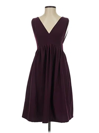 Pre-owned Jill Jill Stuart Cocktail Dress In Burgundy