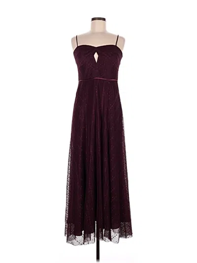 Pre-owned Jill Jill Stuart Cocktail Dress In Burgundy