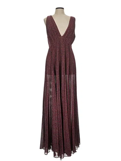 Pre-owned Jill Jill Stuart Cocktail Dress In Burgundy