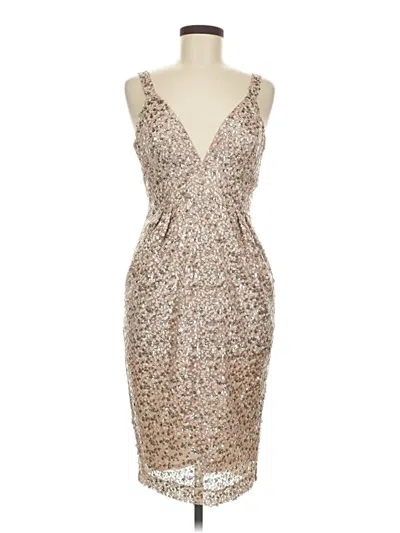 Pre-owned Jill Jill Stuart Cocktail Dress In Tan