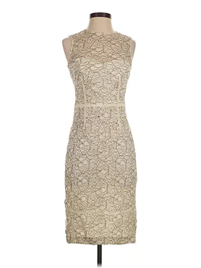 Pre-owned Jill Jill Stuart Cocktail Dress In Tan