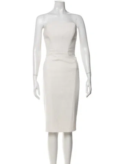 Pre-owned Jill Jill Stuart Strapless Mini Dress In Neutrals
