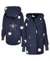 Jill Martin Men's And Women's Navy 2025 Nba All-star Game Lounger Open-front Sweater In Navy