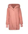 Jill Martin Men's And Women's Pink Wnba Breast Cancer Awareness Oversized Hooded Sweater In Pink