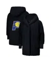 Jill Martin Men's And Women's The Best Lounger In The World Black Indiana Pacers Oversized Open-front Hoodie Swe In Black