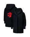 Jill Martin Men's And Women's The Best Lounger In The World Black Toronto Raptors Oversized Open-front Hoodie Sw In Black