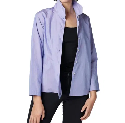 Jill Mcgowan Astrid Shirt In Lilac In Blue
