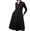 Jill Mcgowan Joni Travel Knit Dress In Black In Black