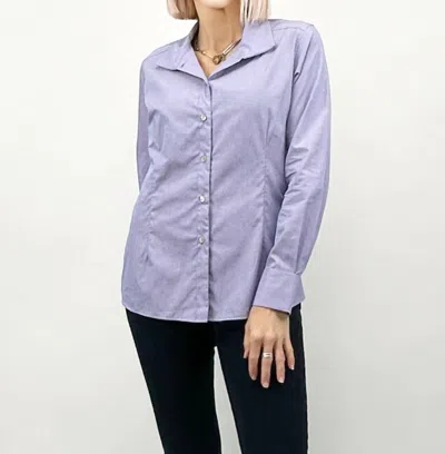 Jill Mcgowan Kacey Longsleeve Shirt In Lilac In Blue