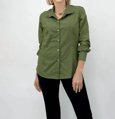 Jill Mcgowan Kacey Shirt In Grass In Green