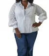 Jill Mcgowan Mere Travel Knits - Plus Size In White