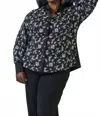 Jill Mcgowan Mere Travel Knits Button Down Shirt - Plus In Black In Black