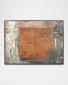 Jill Pumpelly Fine Art Burning Papers Hand-embellished Giclee In Rust/neutral