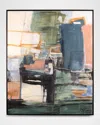 Jill Pumpelly Fine Art Things Unspoken Hand-embellished Giclee In Blue/green