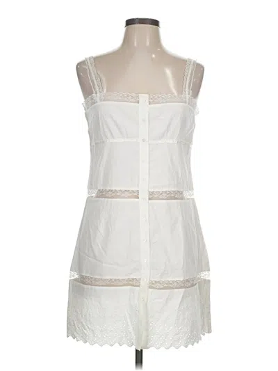 Pre-owned Jill Stuart Cocktail Dress In White