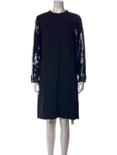 Pre-owned Jill Stuart Crew Neck Knee-length Dress In Blue