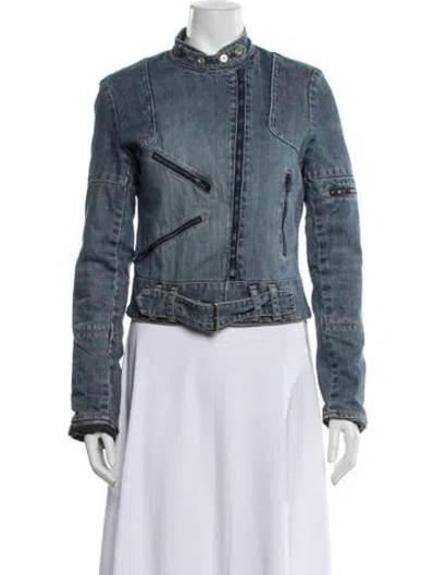 Pre-owned Jill Stuart Denim Jacket In Blue
