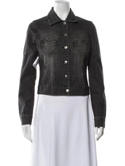 Pre-owned Jill Stuart Denim Jacket In Gray