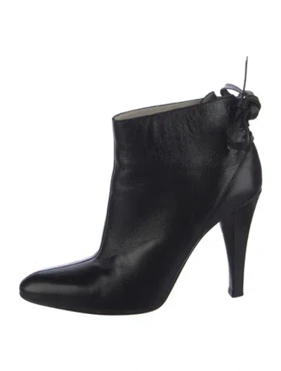 Pre-owned Jill Stuart Leather Boots In Black