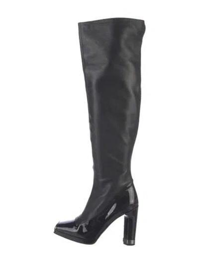 Pre-owned Jill Stuart Leather Boots In Black