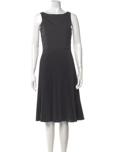 Pre-owned Jill Stuart Merino Wool Midi Length Dress In Gray