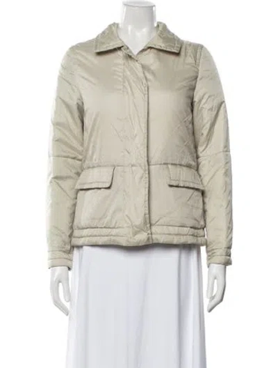 Pre-owned Jill Stuart Nylon Jacket In Neutral