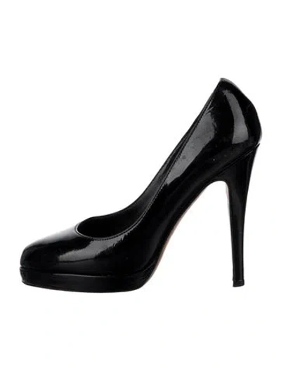 Pre-owned Jill Stuart Patent Leather Pumps In Black
