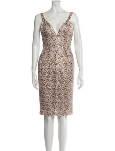 Pre-owned Jill Stuart Patterned Knee-length Dress