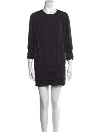 Pre-owned Jill Stuart Printed Mini Dress In Blue