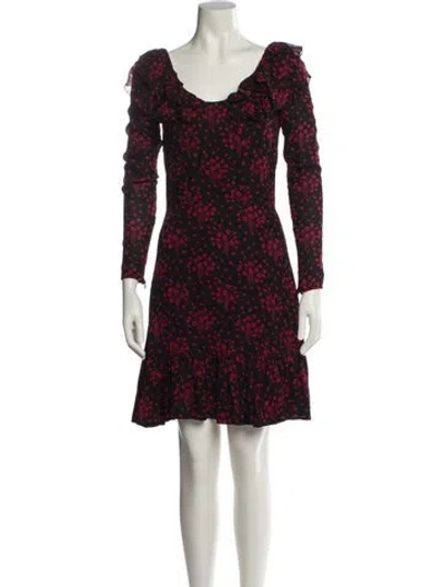 Pre-owned Jill Stuart Printed Mini Dress In Multi