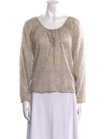 Pre-owned Jill Stuart Scoop Neck Sweater In Neutral