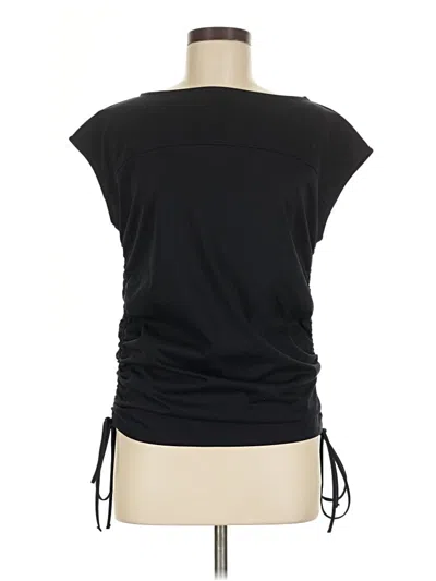 Pre-owned Jill Stuart Short Sleeve Top Blue Cowl Neck Tops