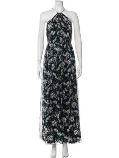 Pre-owned Jill Stuart Silk Long Dress In Black