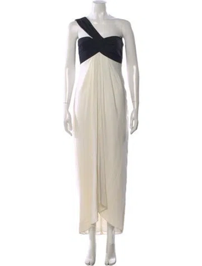 Pre-owned Jill Stuart Silk Long Dress In Neutral