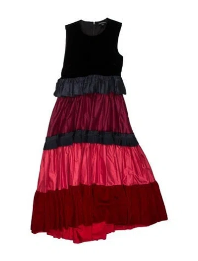 Pre-owned Jill Stuart Silk Long Dress In Red