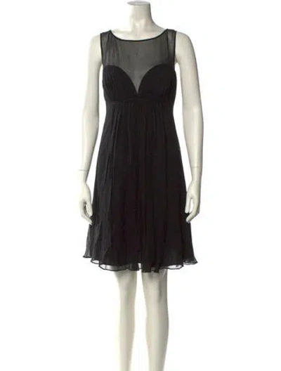 Pre-owned Jill Stuart Silk Mini Dress In Black