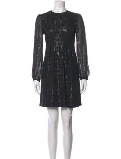 Pre-owned Jill Stuart Silk Mini Dress In Black