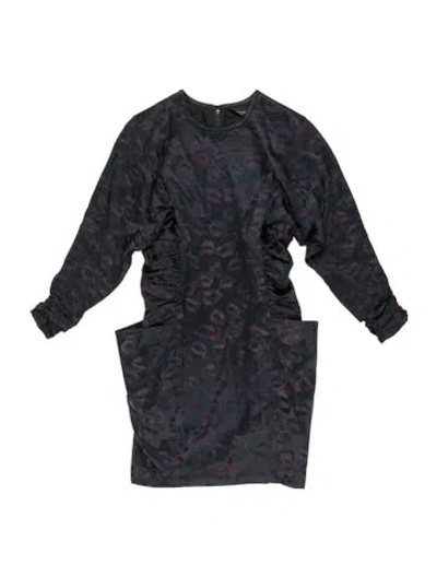 Pre-owned Jill Stuart Silk Mini Dress In Blue