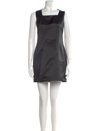 Pre-owned Jill Stuart Silk Mini Dress In Gray