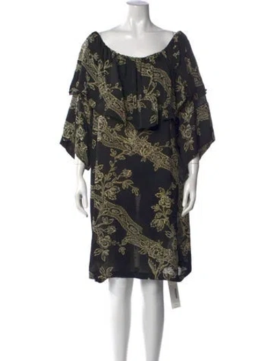 Pre-owned Jill Stuart Silk Mini Dress In Multicolor