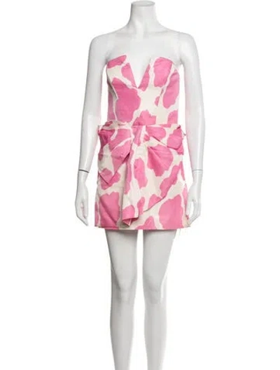 Pre-owned Jill Stuart Silk Mini Dress In Pink