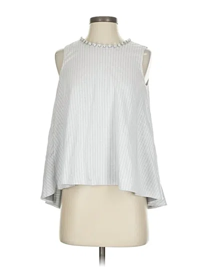 Pre-owned Jill Stuart Sleeveless Blouse In White