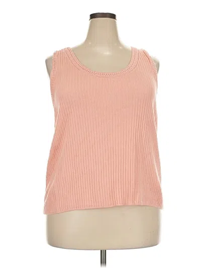 Pre-owned Jill Stuart Sleeveless T-shirt In Pink