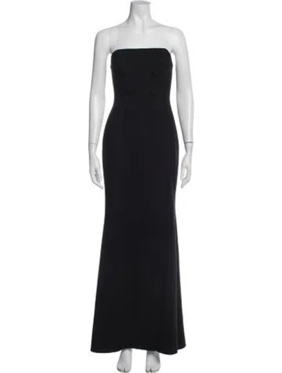 Pre-owned Jill Stuart Strapless Long Dress In Blue