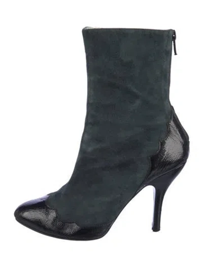 Pre-owned Jill Stuart Suede Boots In Blue