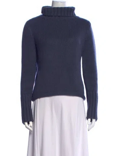 Pre-owned Jill Stuart Turtleneck Sweater In Blue