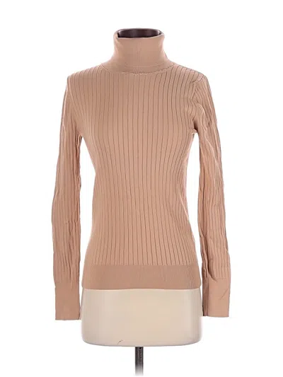 Pre-owned Jill Stuart Turtleneck Sweater In Tan