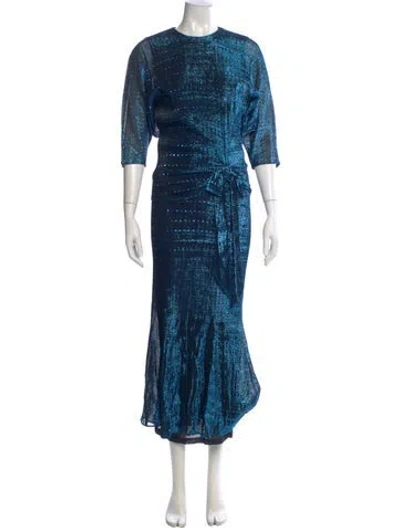 Pre-owned Jill Stuart Vintage Long Dress In Blue