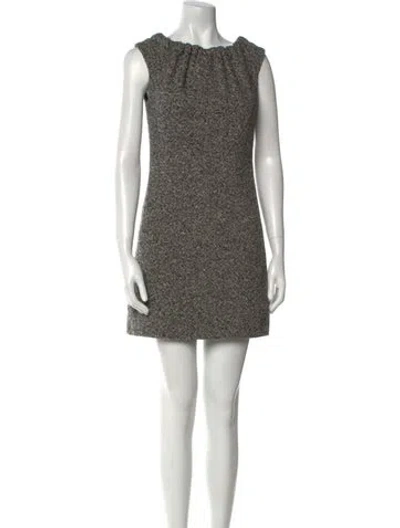 Pre-owned Jill Stuart Wool Mini Dress In Multi
