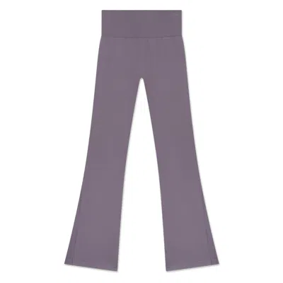 Jilla Active Women's Pink / Purple Radiance Flare Legging - Smoked Grape In Pink/purple